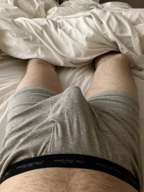 soft morning bulge