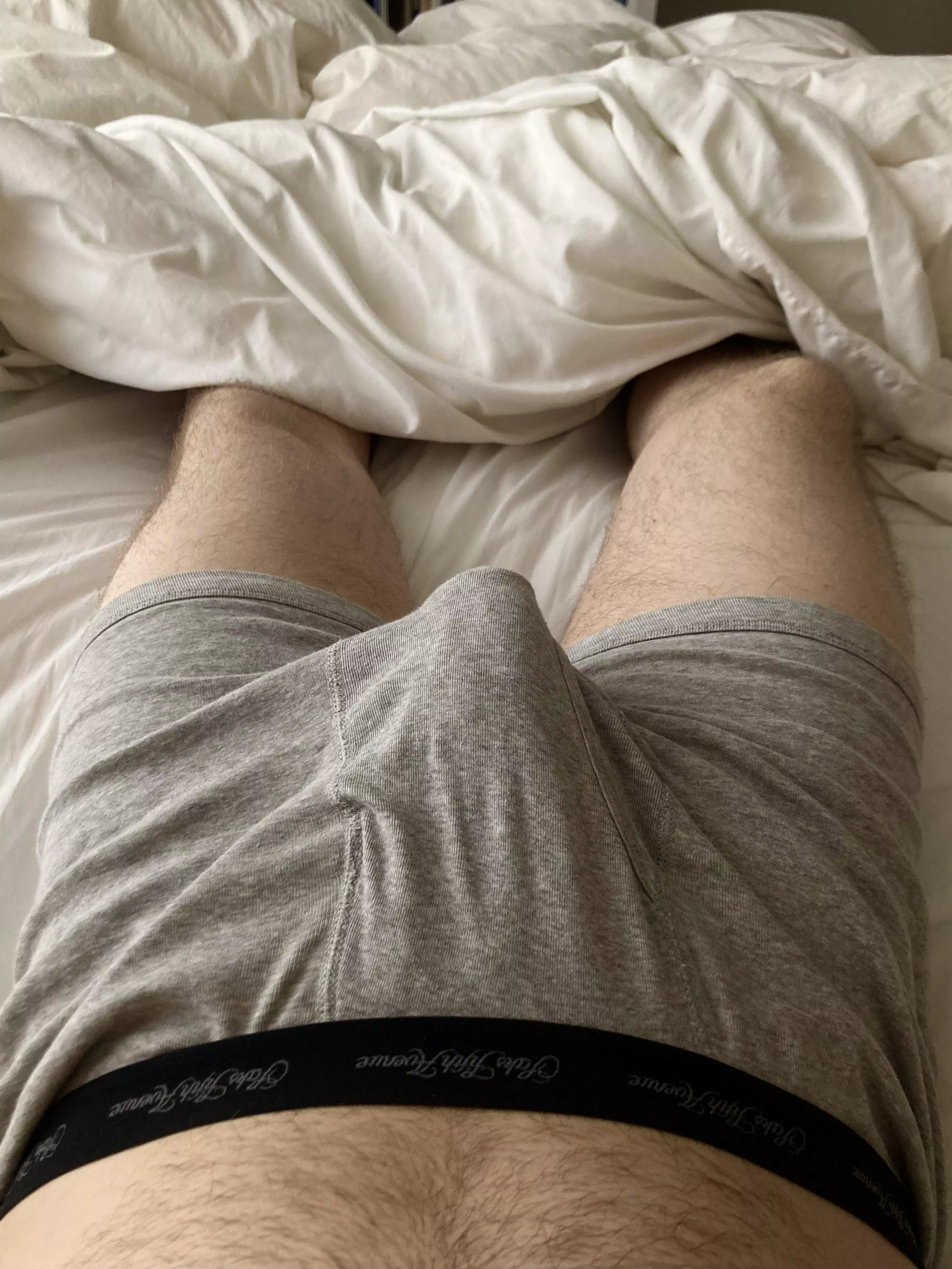soft morning bulge