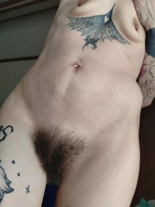 soft silky bush for you to bury your dick into