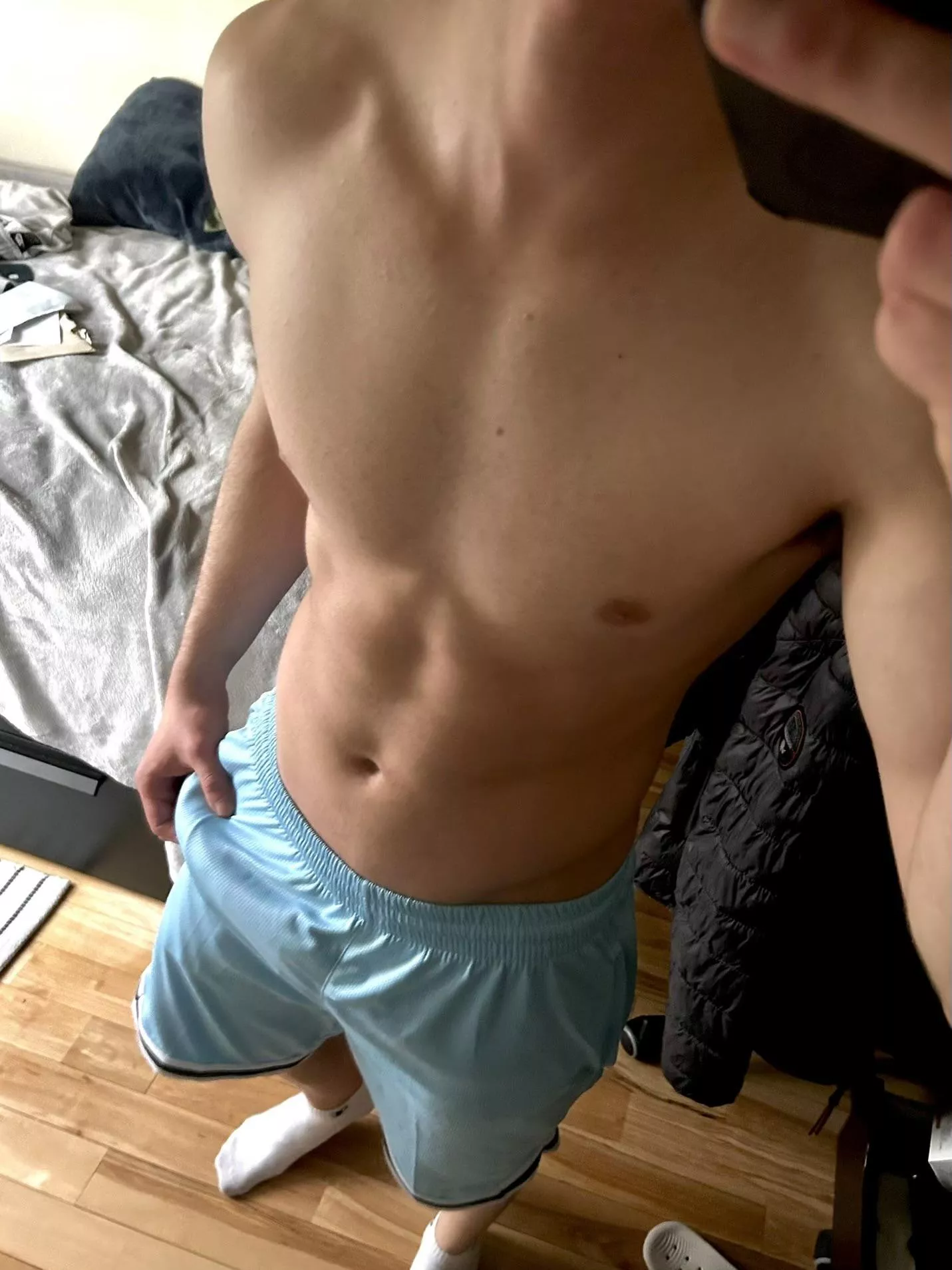 would you let me whip it out on you after my baseball practice? m18