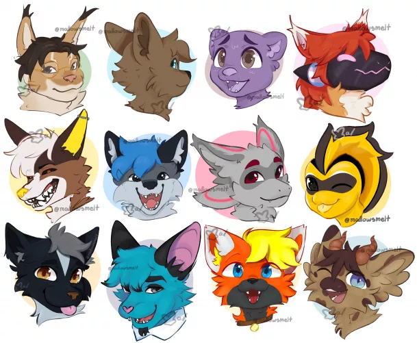 All the finished headshots! (Follows up to my last post)