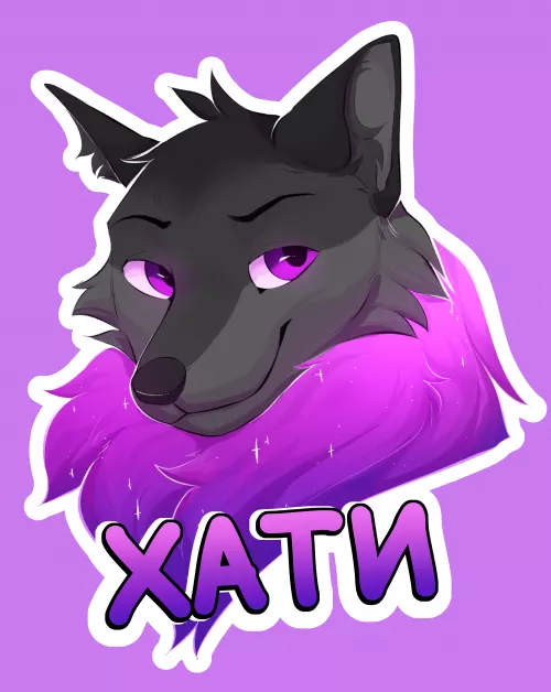 Badge for my partner (by me)