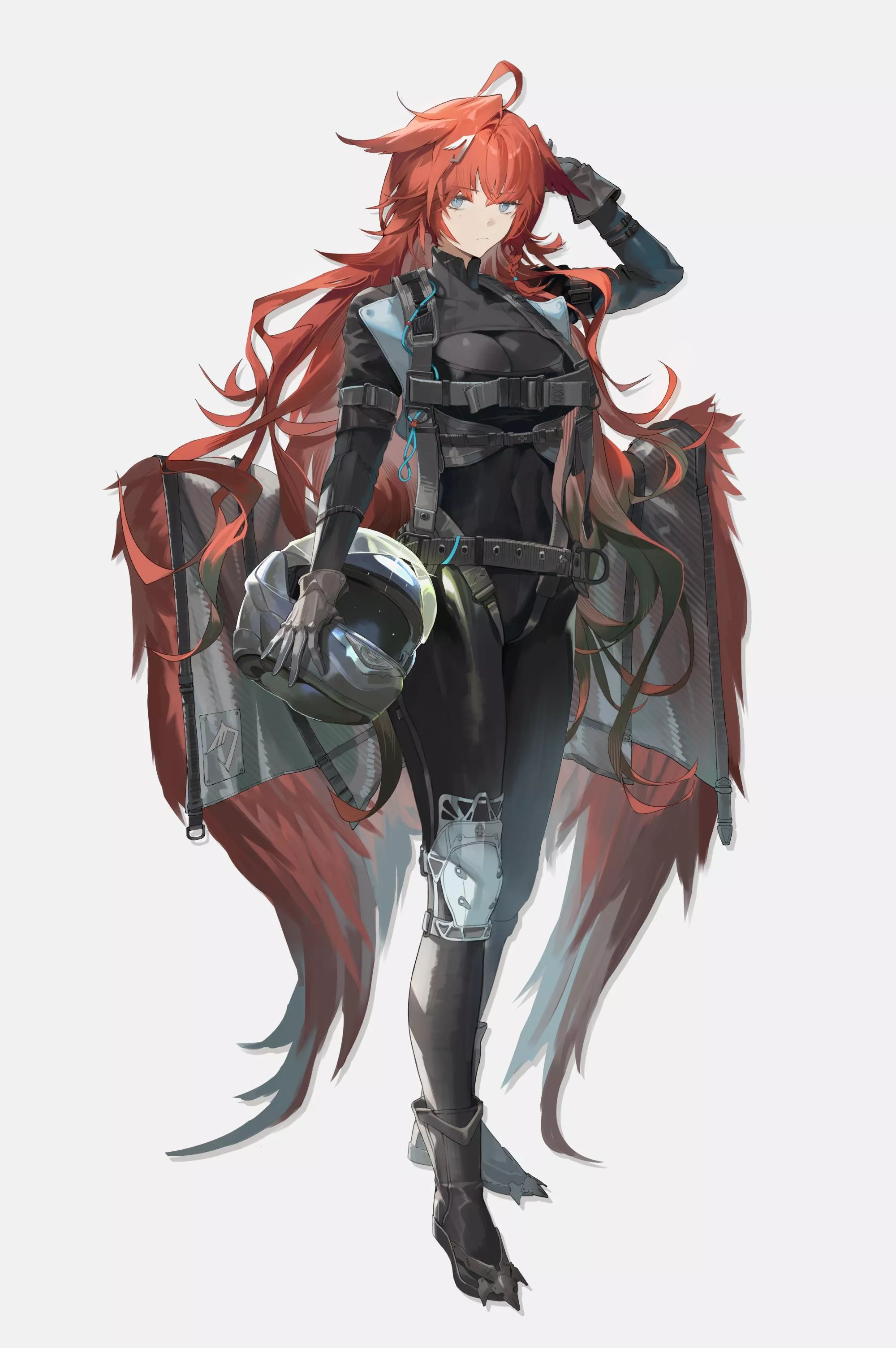 cute bird racer lady [original]