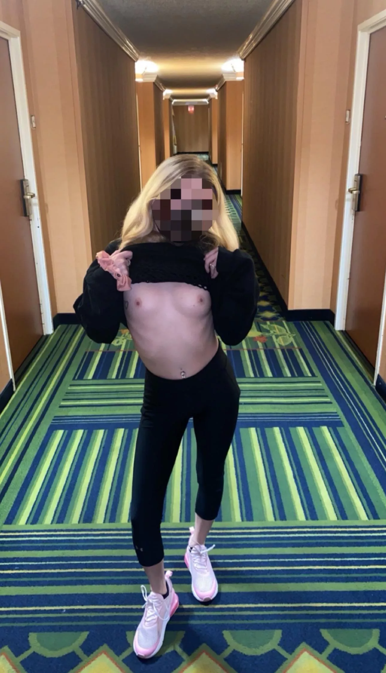 Giving hotel security something to look at 😏