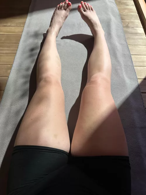 I think they'd look better wrapped around you...