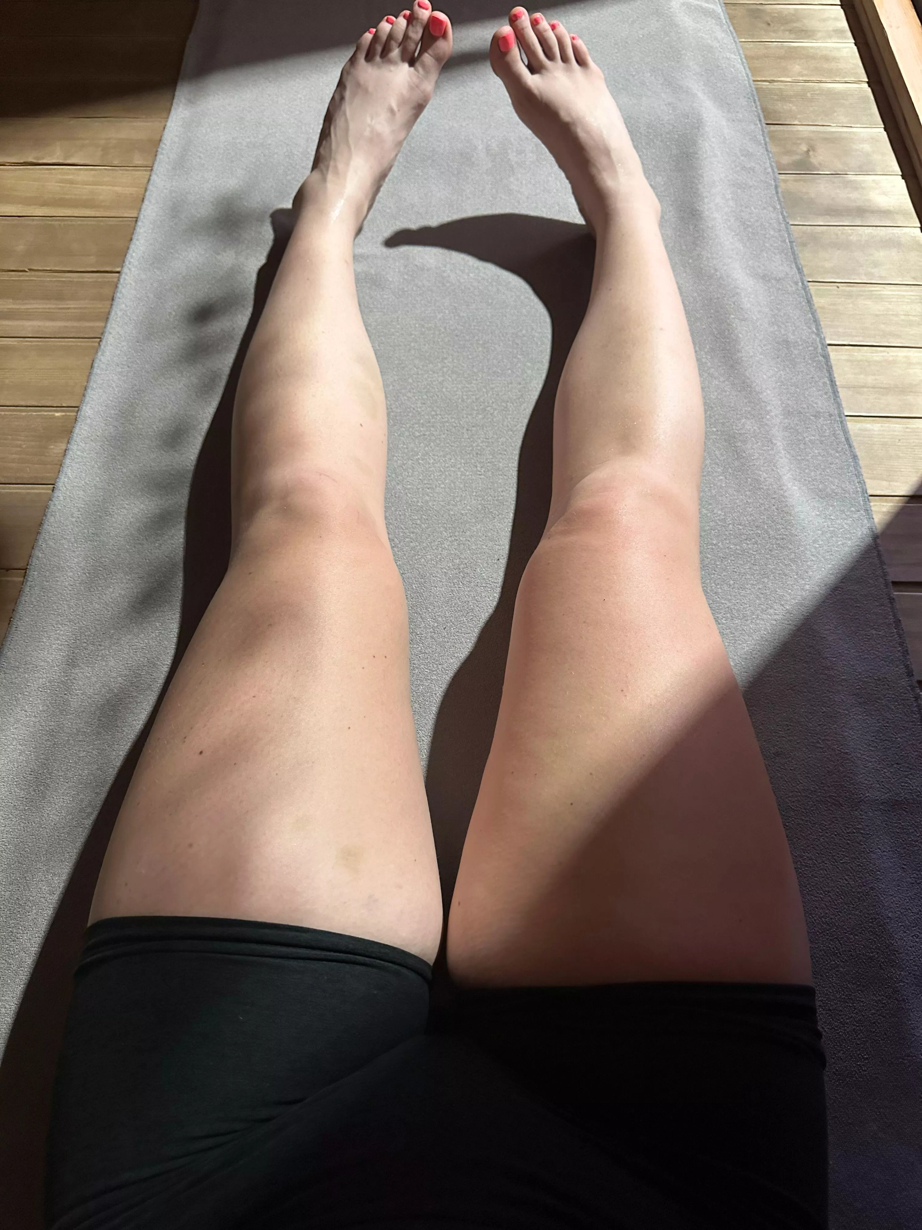 I think they'd look better wrapped around you...