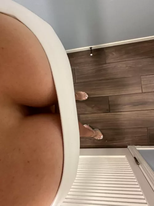 My POV of how tight my sports bra is