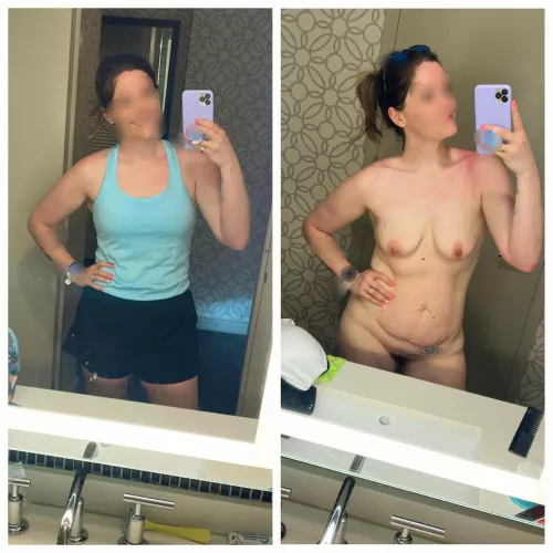 On/off Sunday outfit! Wait until you see the next pose and action...!