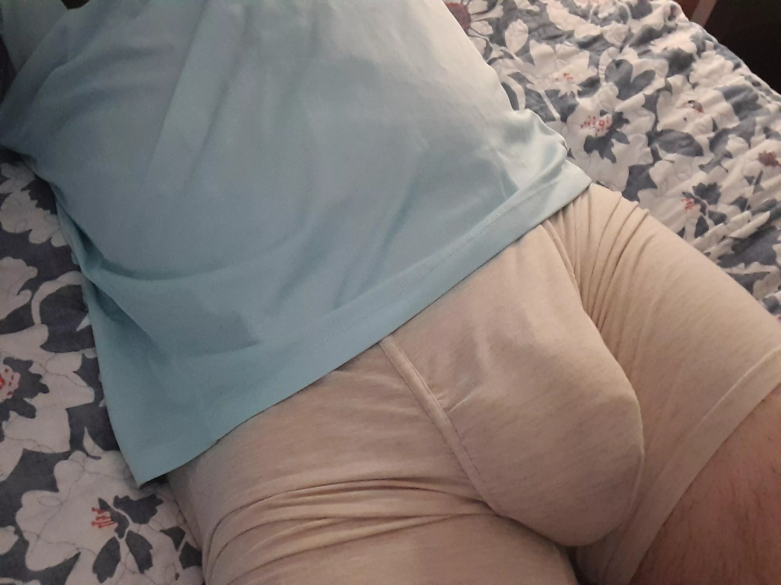 Relaxing before bed.