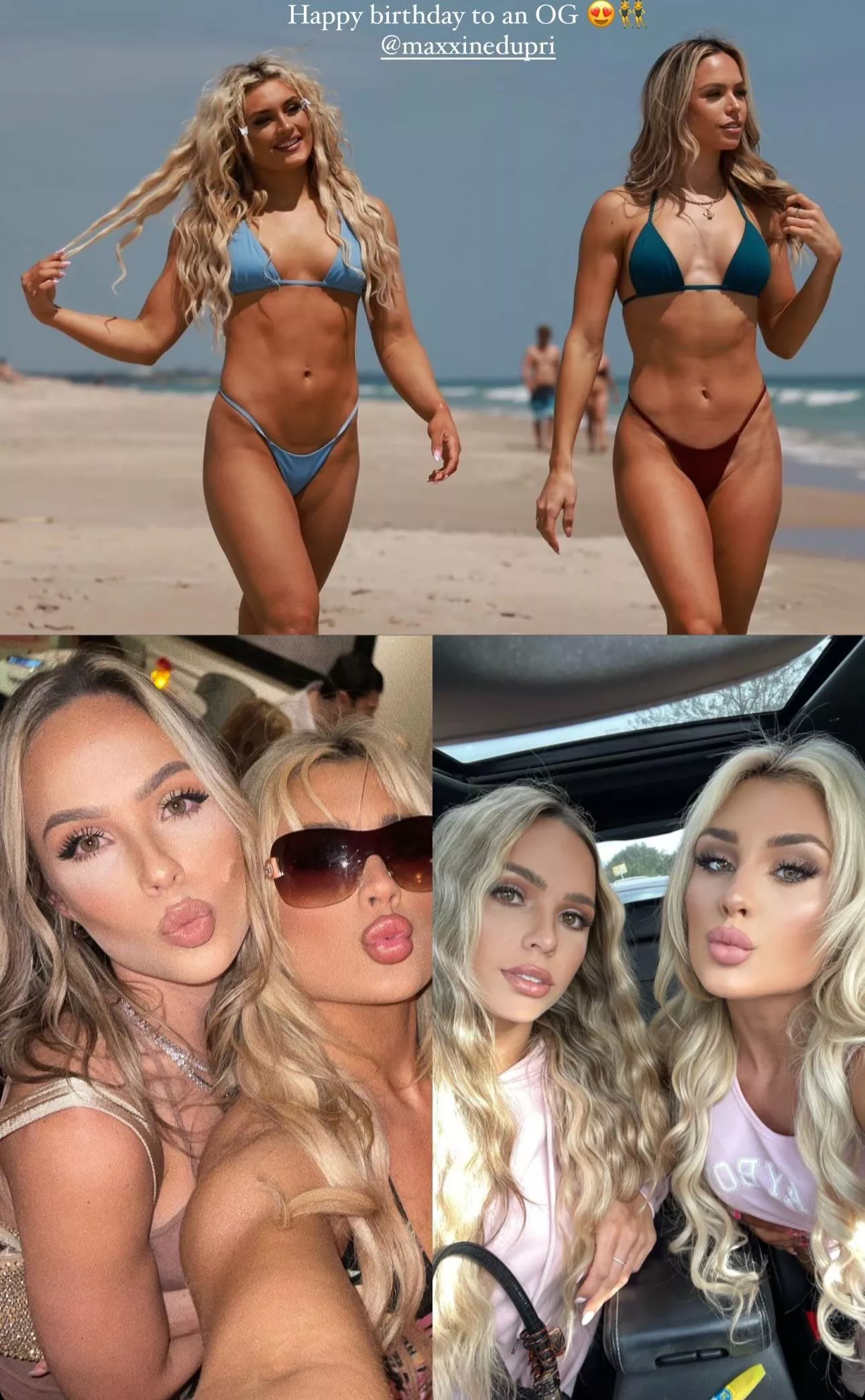 Tiffany Stratton and Maxxine Dupri