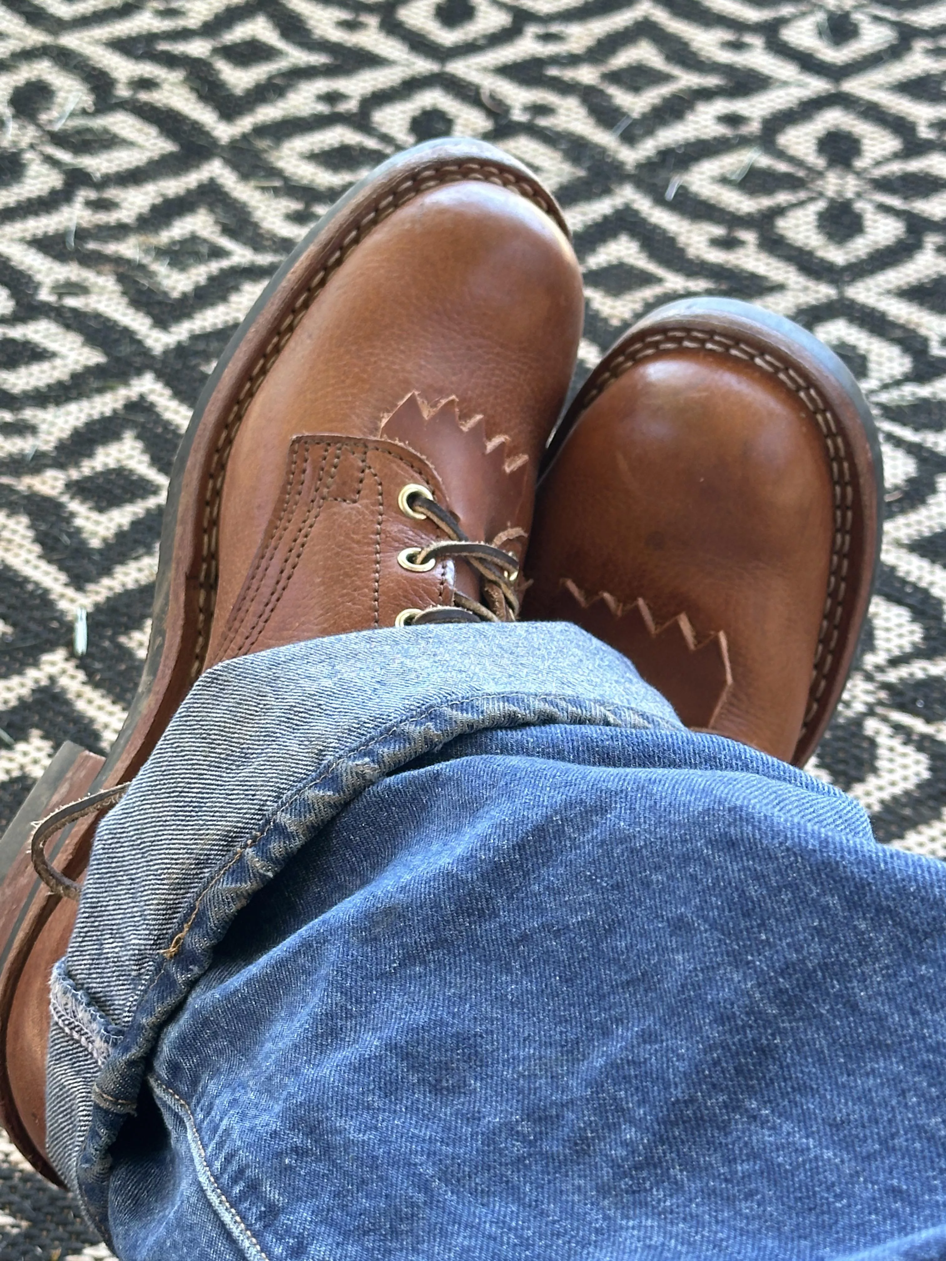 When I originally got into the heritage style boot. This is what I wanted. I tried IR but after wearing white’s jumpers and packers for years they seamed too light. This Nicks Robert fit the bill