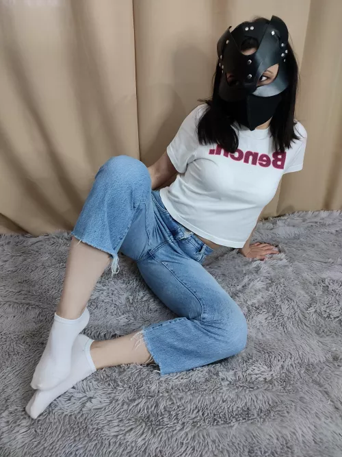 White socks worshiping