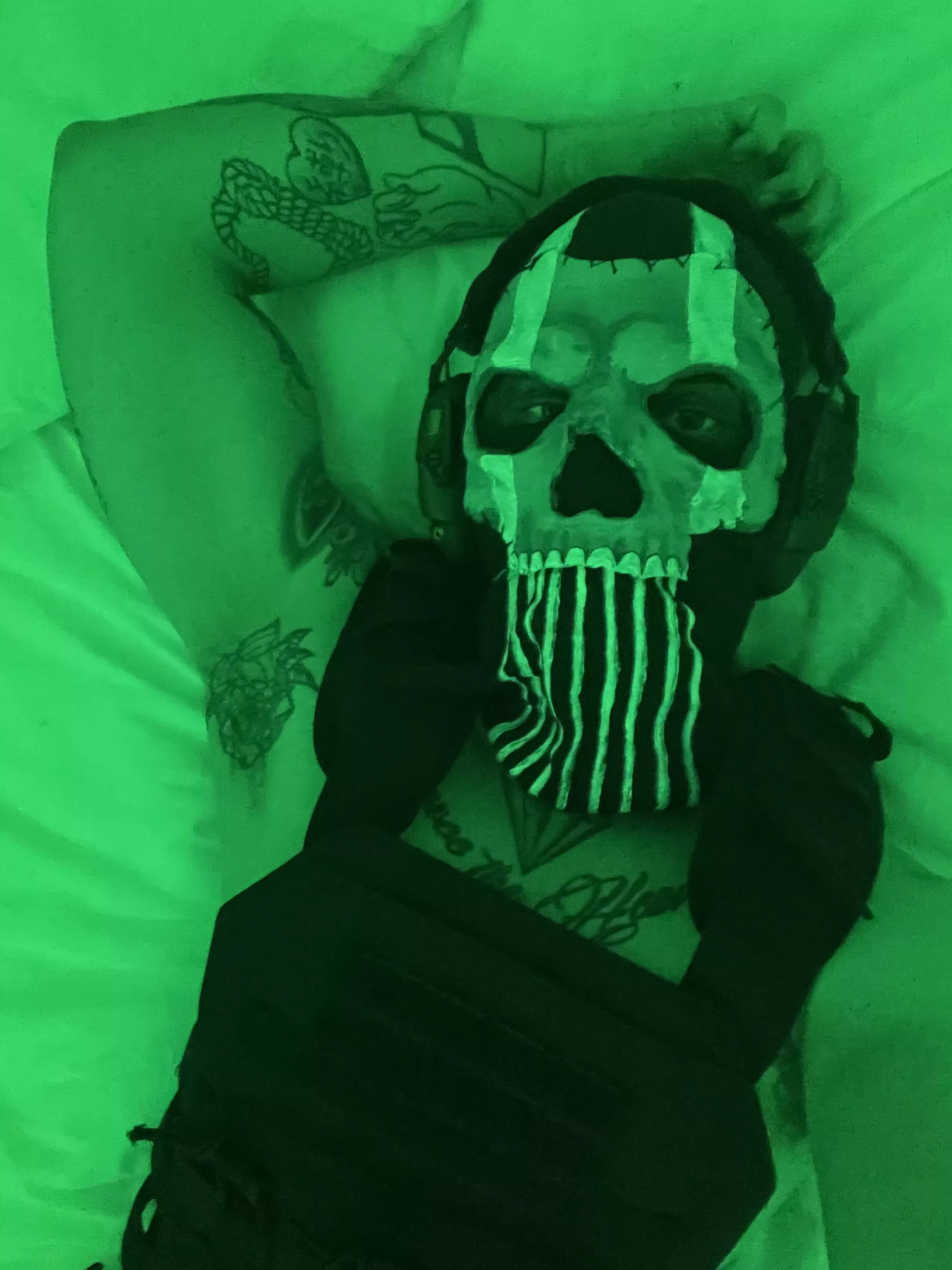 Who's face is going to keep my tattooed pits warm