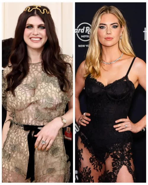 Alexandra Daddario vs Kate Upton 2024 Boobs Battle Rematch