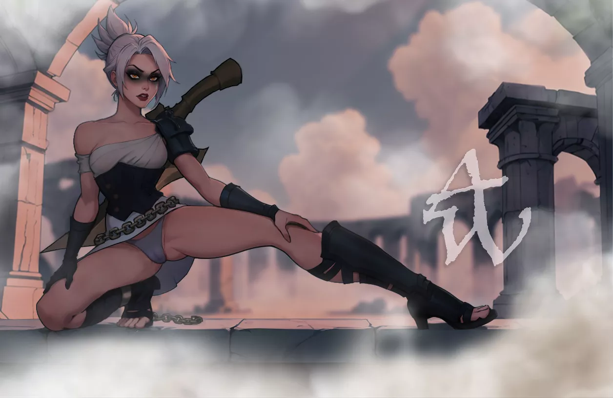 [Artwork] by (Abel_Waters) The Exile Riven Fan Art From League Of Legends.