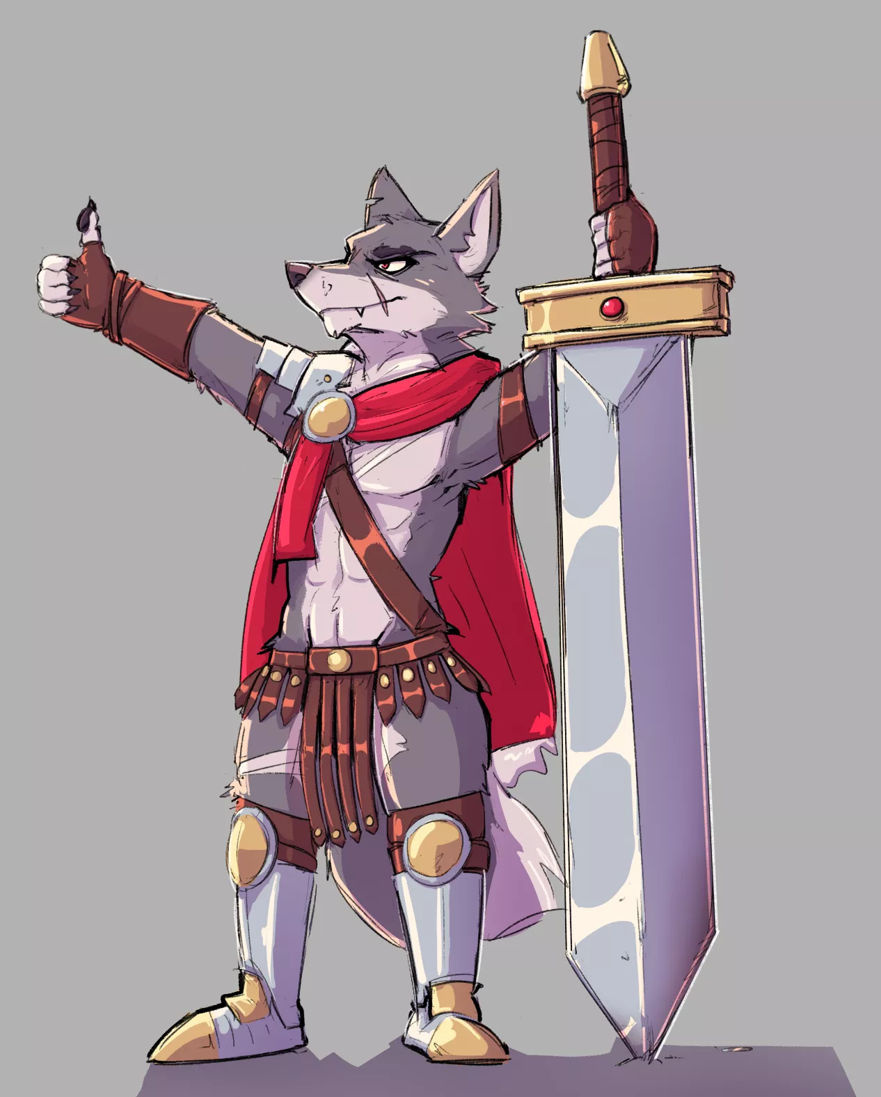 Big sword wolf [OC]