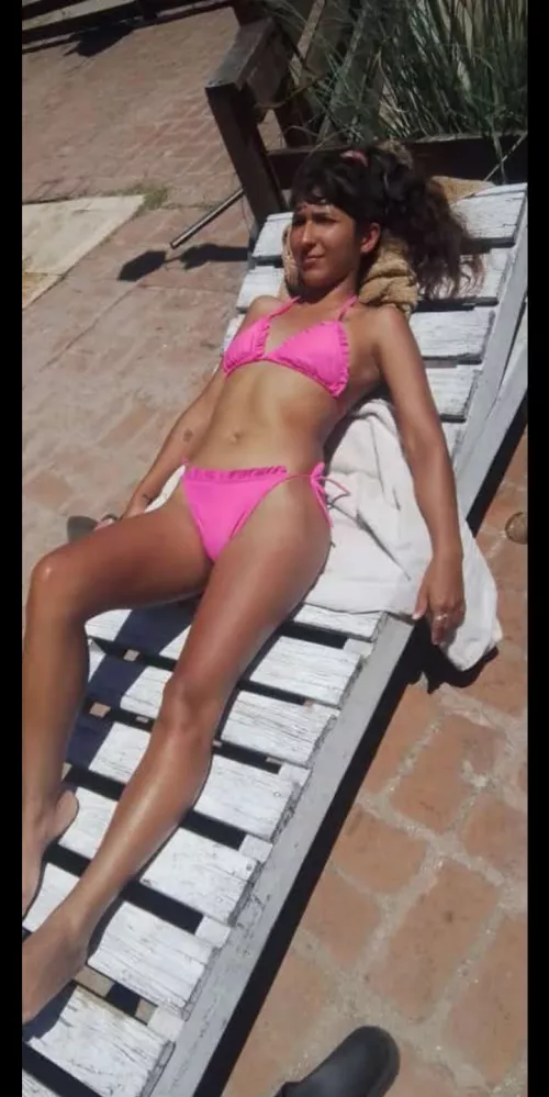 Do you think I should wear a smaller bikini next time?