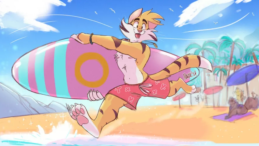 Hitting The Waves [MakarDraws]