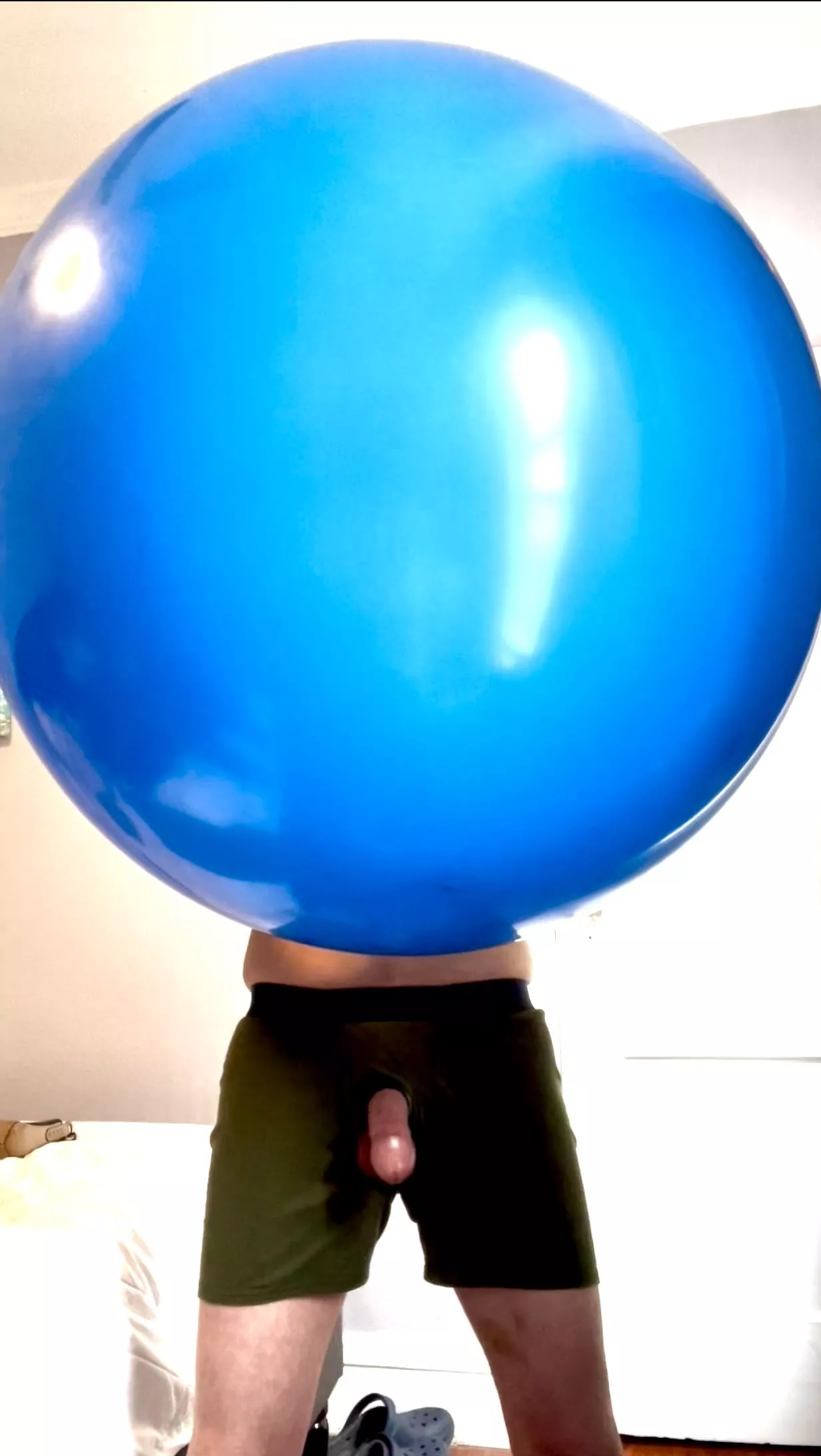 Huge Tight Balloon = Rock Hard Cock! 😮