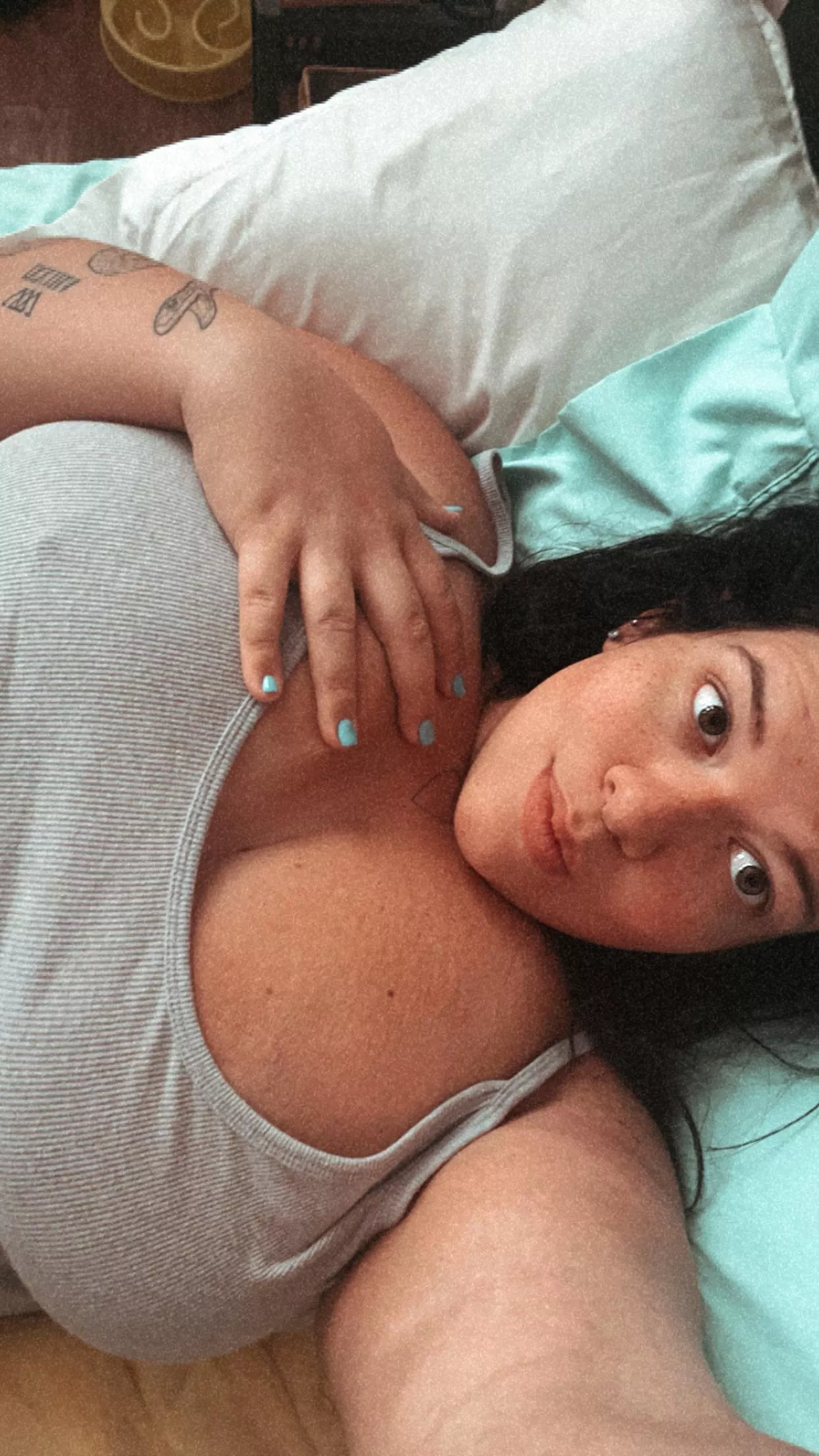 it’s time to wake up, we have a busy day ahead. we can’t just lay in bed all day. 😈 unless…