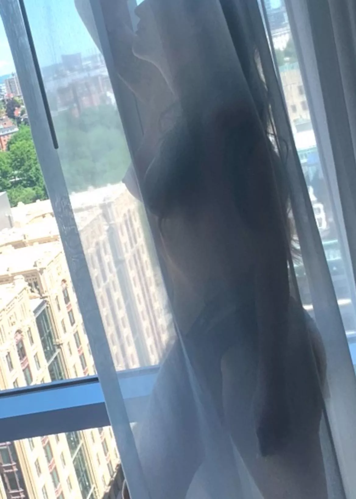 Just lounging over the city