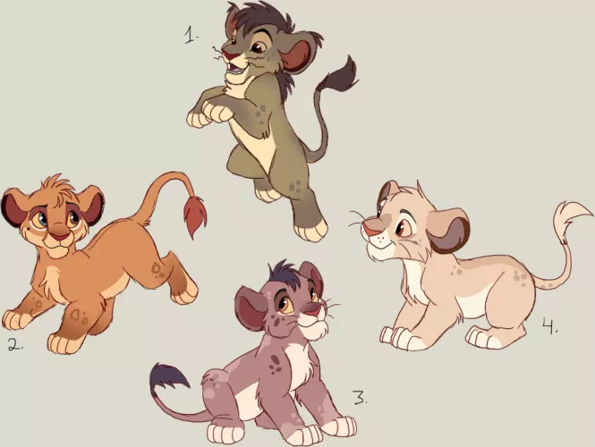 Lion King Was My Favorite Disney Movie Growing Up! What Was Yours? (Adoptables - Flat Sale)