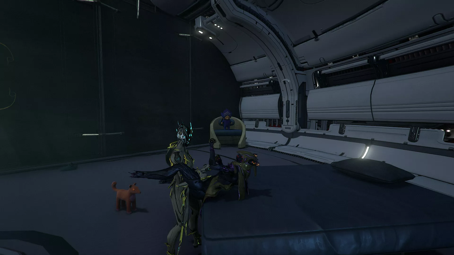 Lotus in the cuck chair