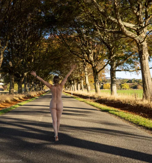 Nude on an avenue is extra adventurous