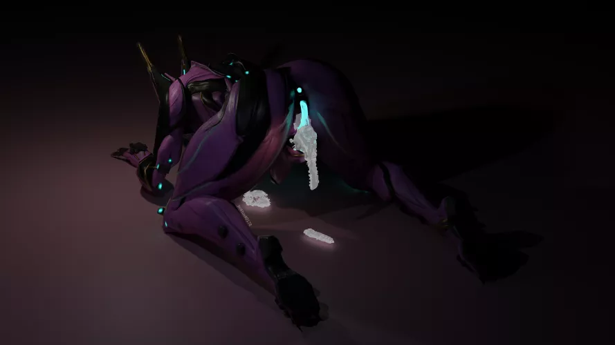 [Valkyr] [Futa] I wonder if Warframe cum glows...