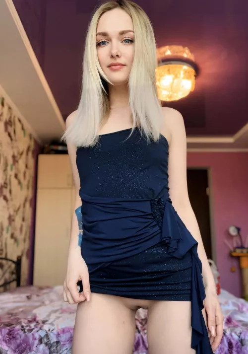 You have to be careful in a dress like that