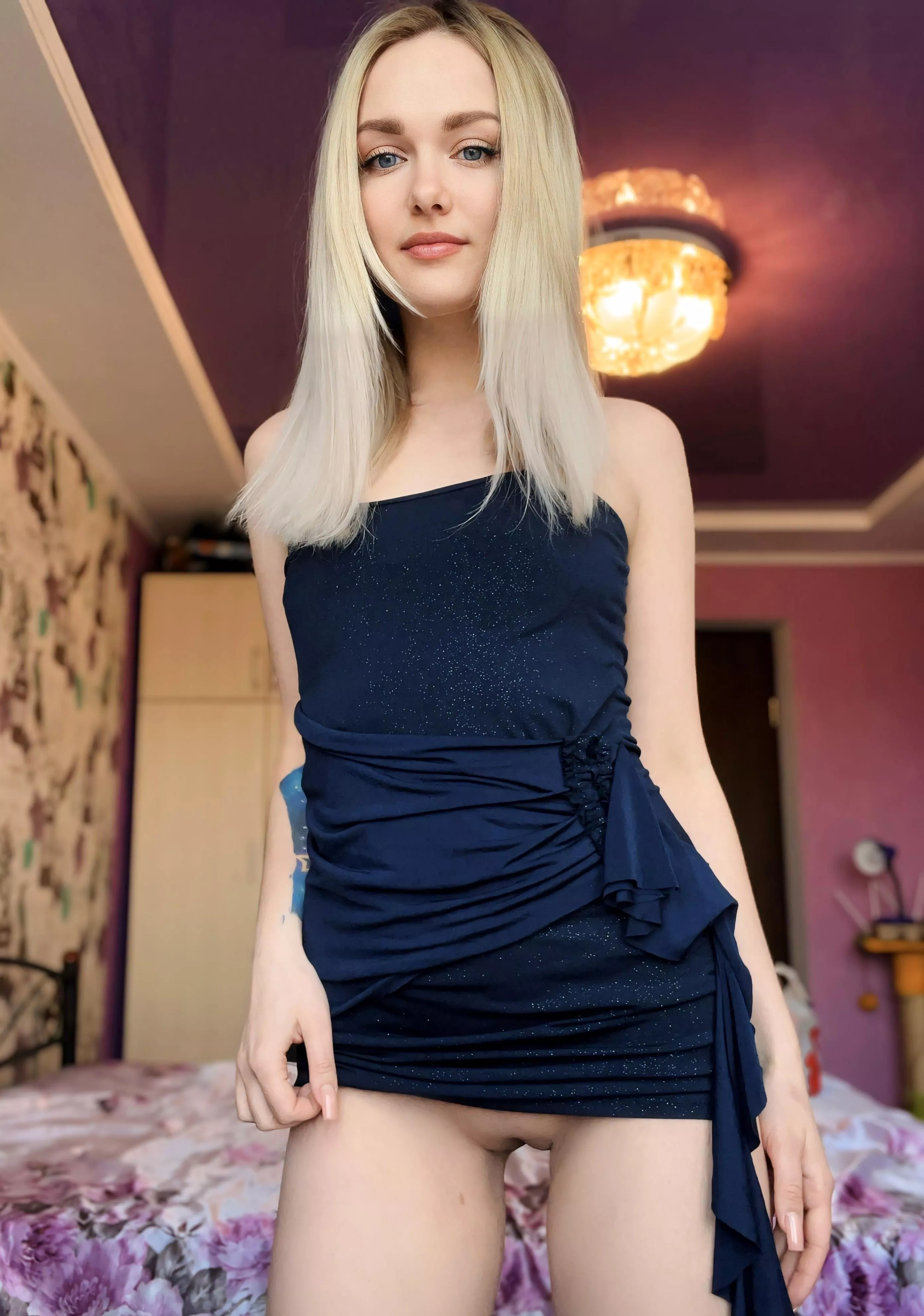 You have to be careful in a dress like that