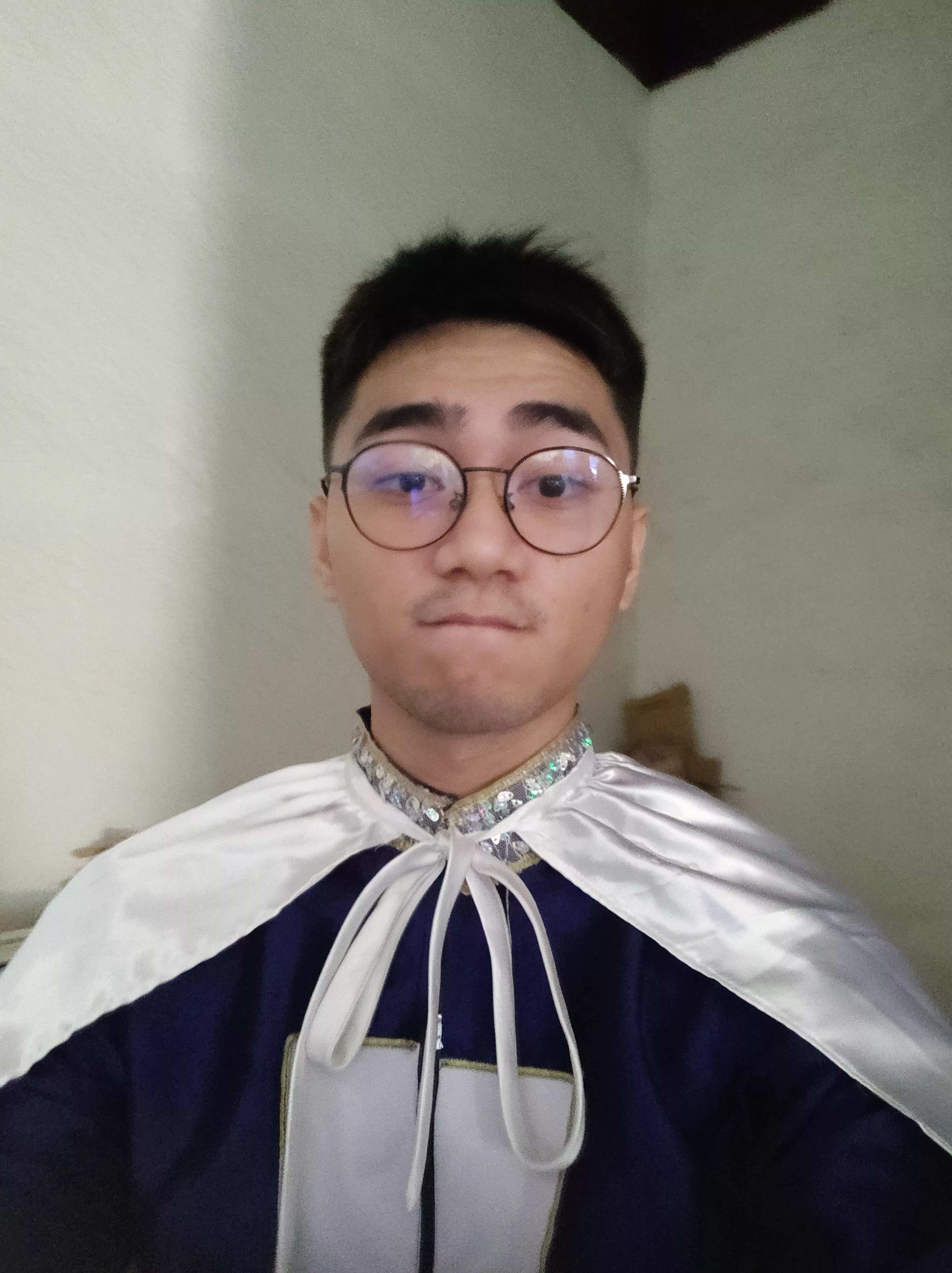 After dress rehearsals... Maybe I should start cosplaying 🤔