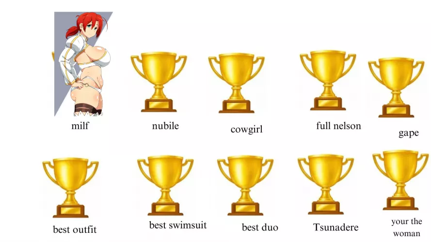 and bodica won the milf cat in the battle royale of the grail whores!