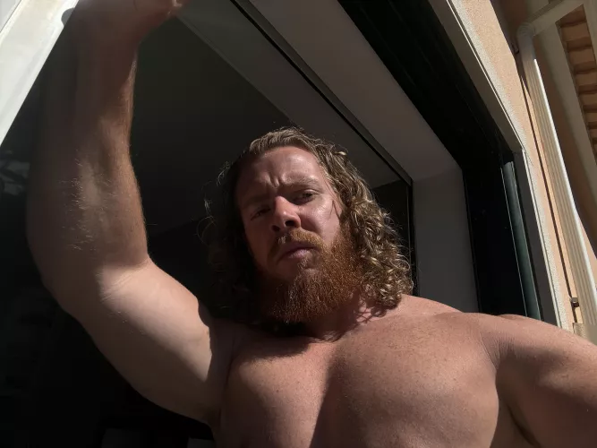 Been working a lot outside and need a good shower, maybe your tongue could do a good job cleaning me?