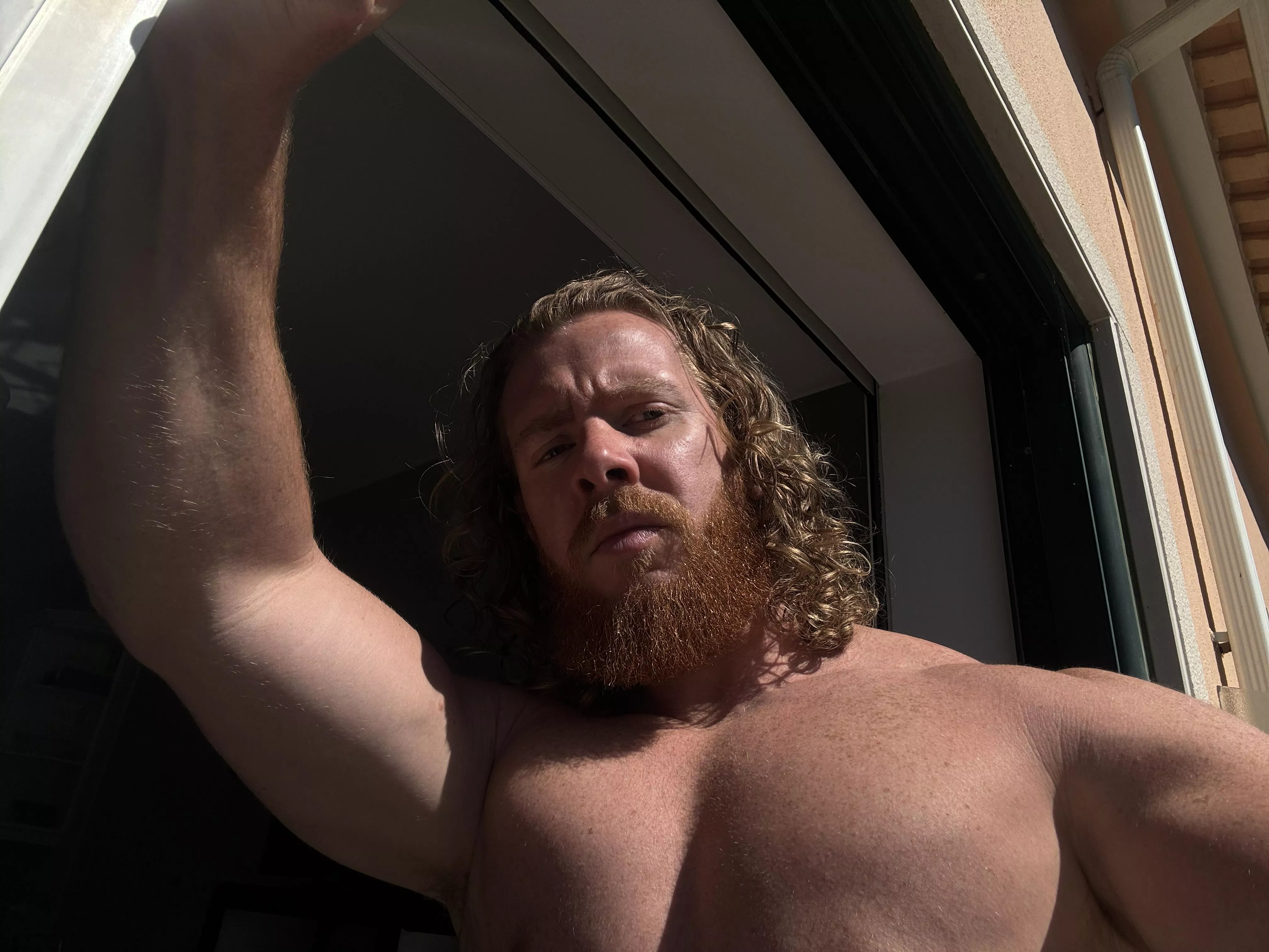 Been working a lot outside and need a good shower, maybe your tongue could do a good job cleaning me?