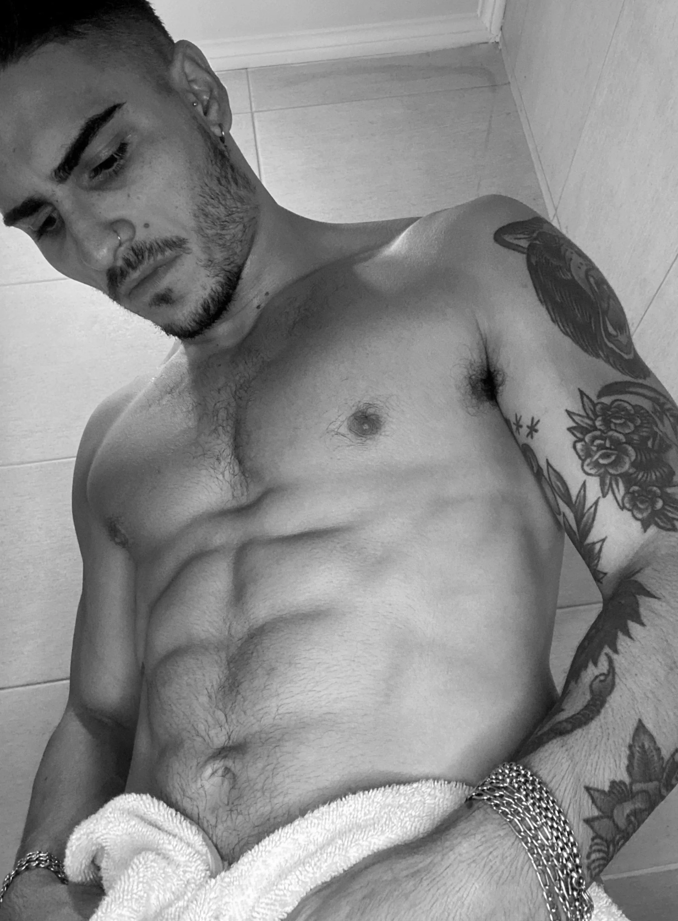 Black and white beauty: my latest artistic portrait