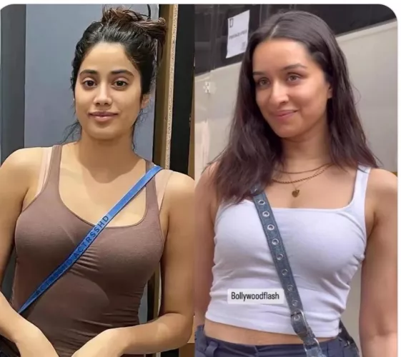 Bollywood actress Jhanvi and shraddha