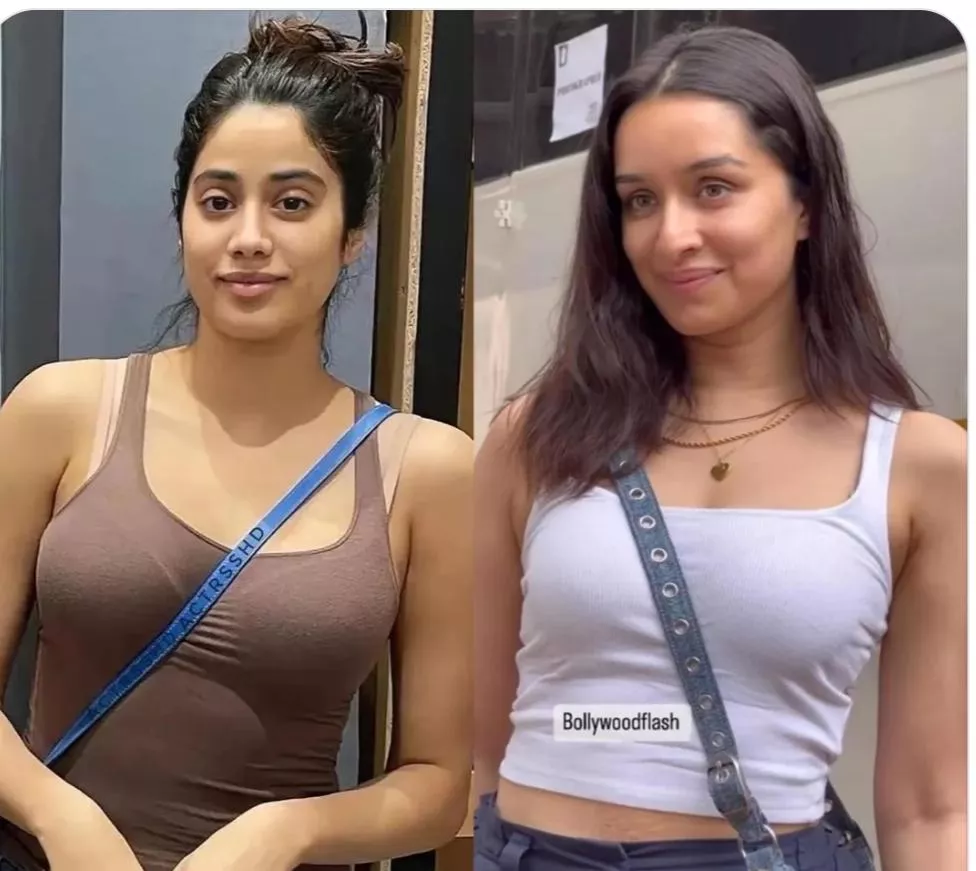 Bollywood actress Jhanvi and shraddha