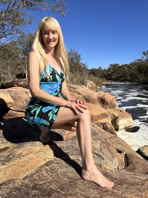 Enjoying a sunny day out 