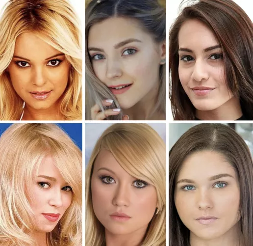 Face Battle (part 12): Carmen Luvana vs Eva Elfie vs Janice Griffith vs Jenna Jameson vs Madison Scott vs Zoe Bloom