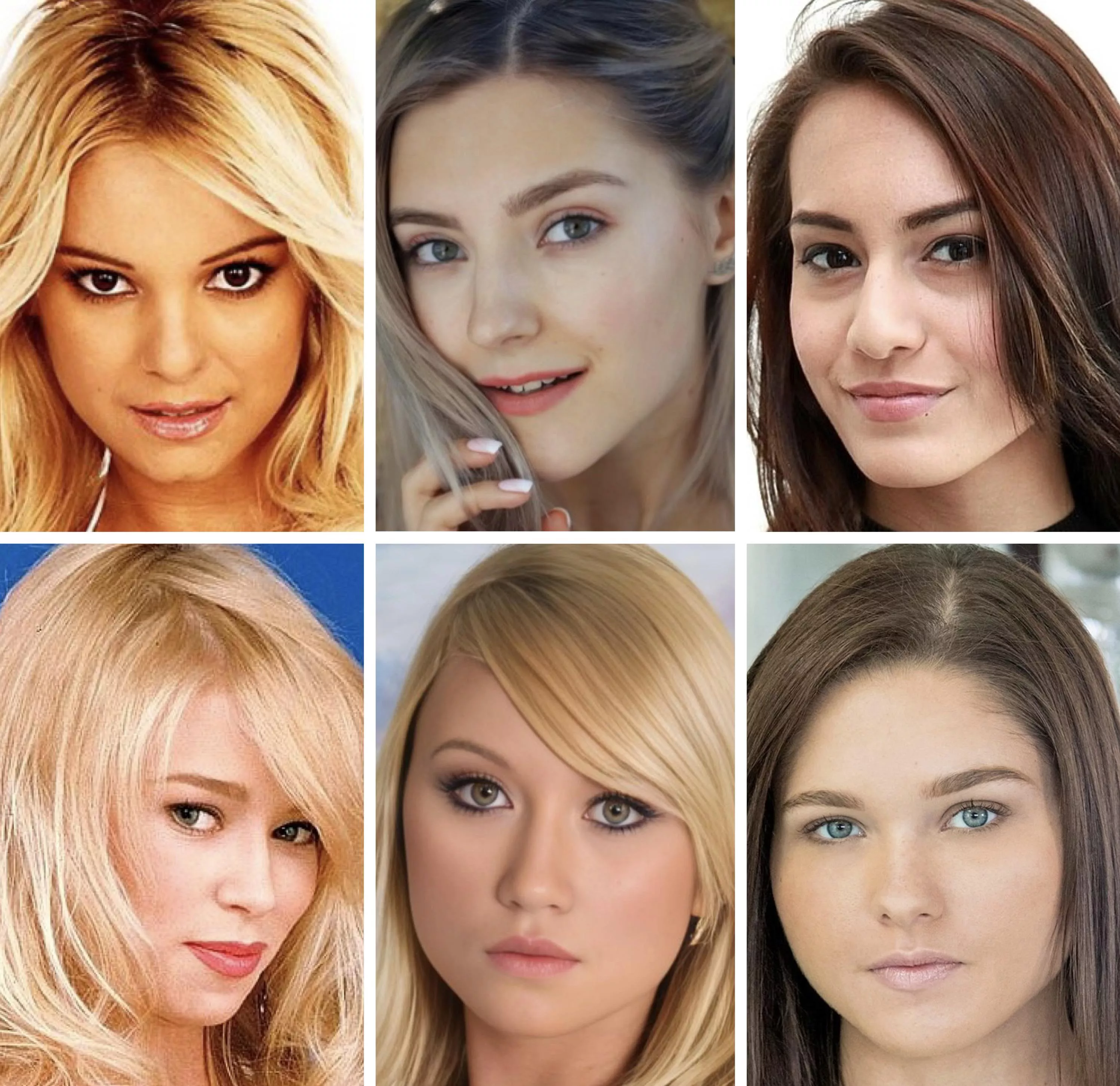 Face Battle (part 12): Carmen Luvana vs Eva Elfie vs Janice Griffith vs Jenna Jameson vs Madison Scott vs Zoe Bloom