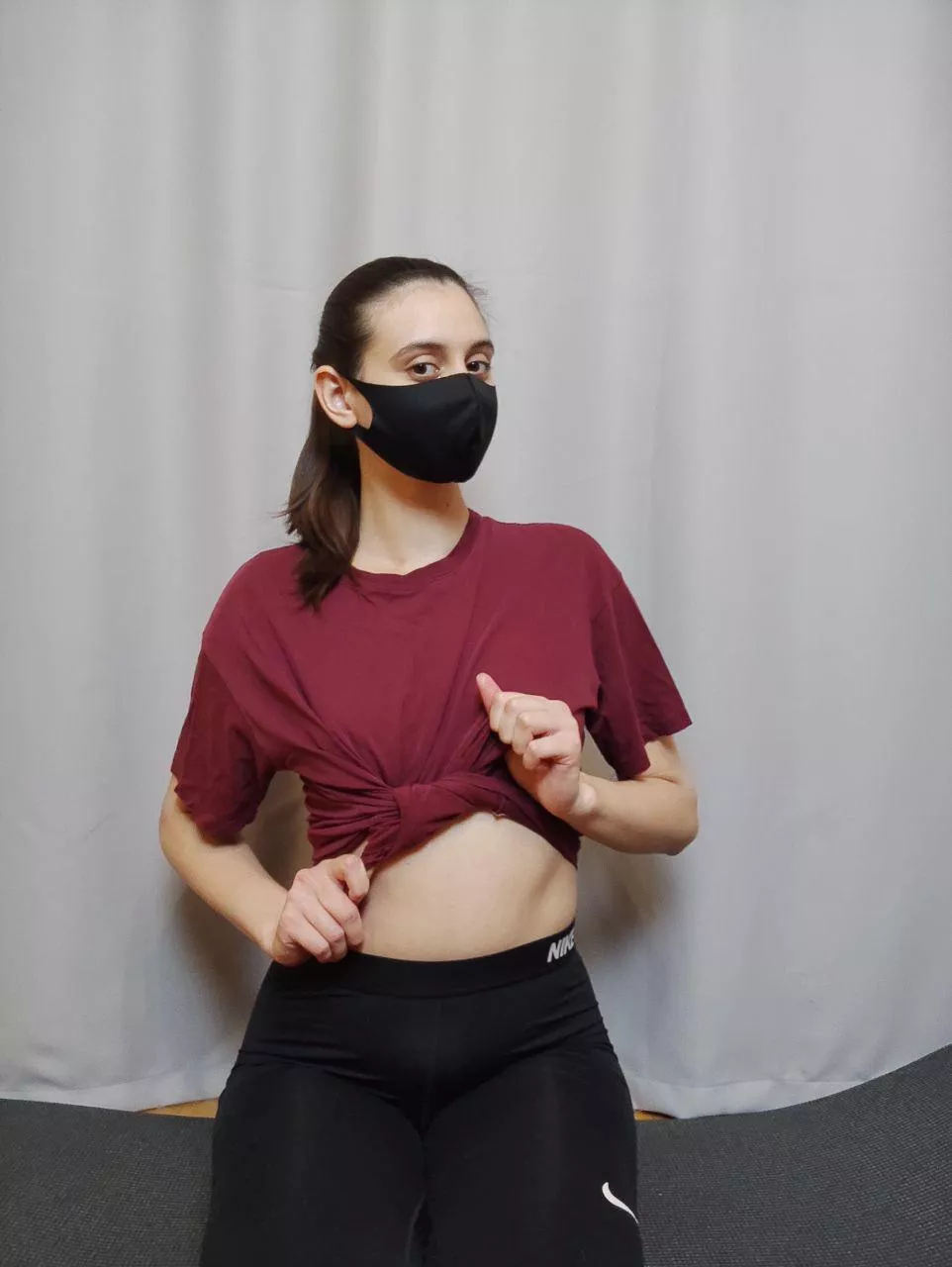 I don't want to take off these clothes when we do this