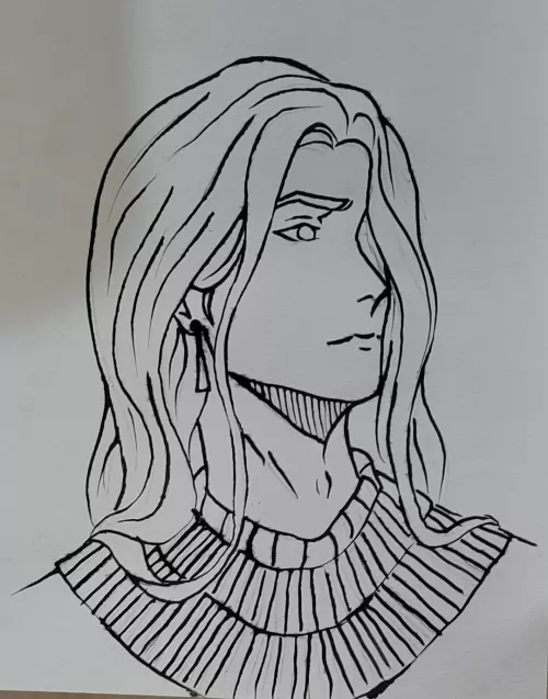 I drew seth from ennead from my art class (ENNEAD)