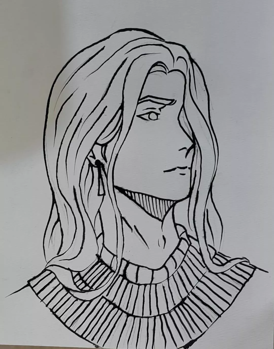 I drew seth from ennead from my art class (ENNEAD)