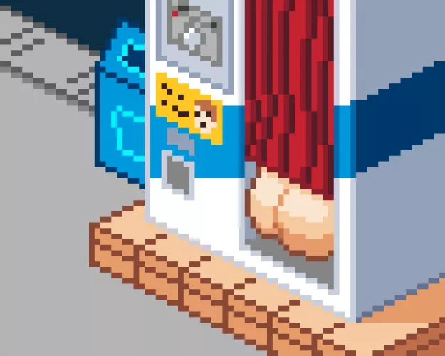 Isometric pixel art