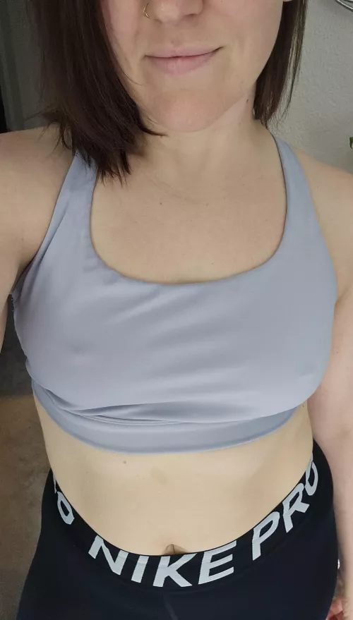 I've got that sweaty post workout chill