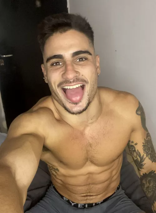 My balls are waiting to cum all over your face - yay or nay?