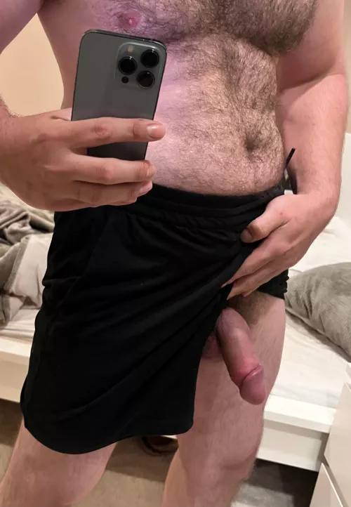 My pumped softie and VERY hairy self.