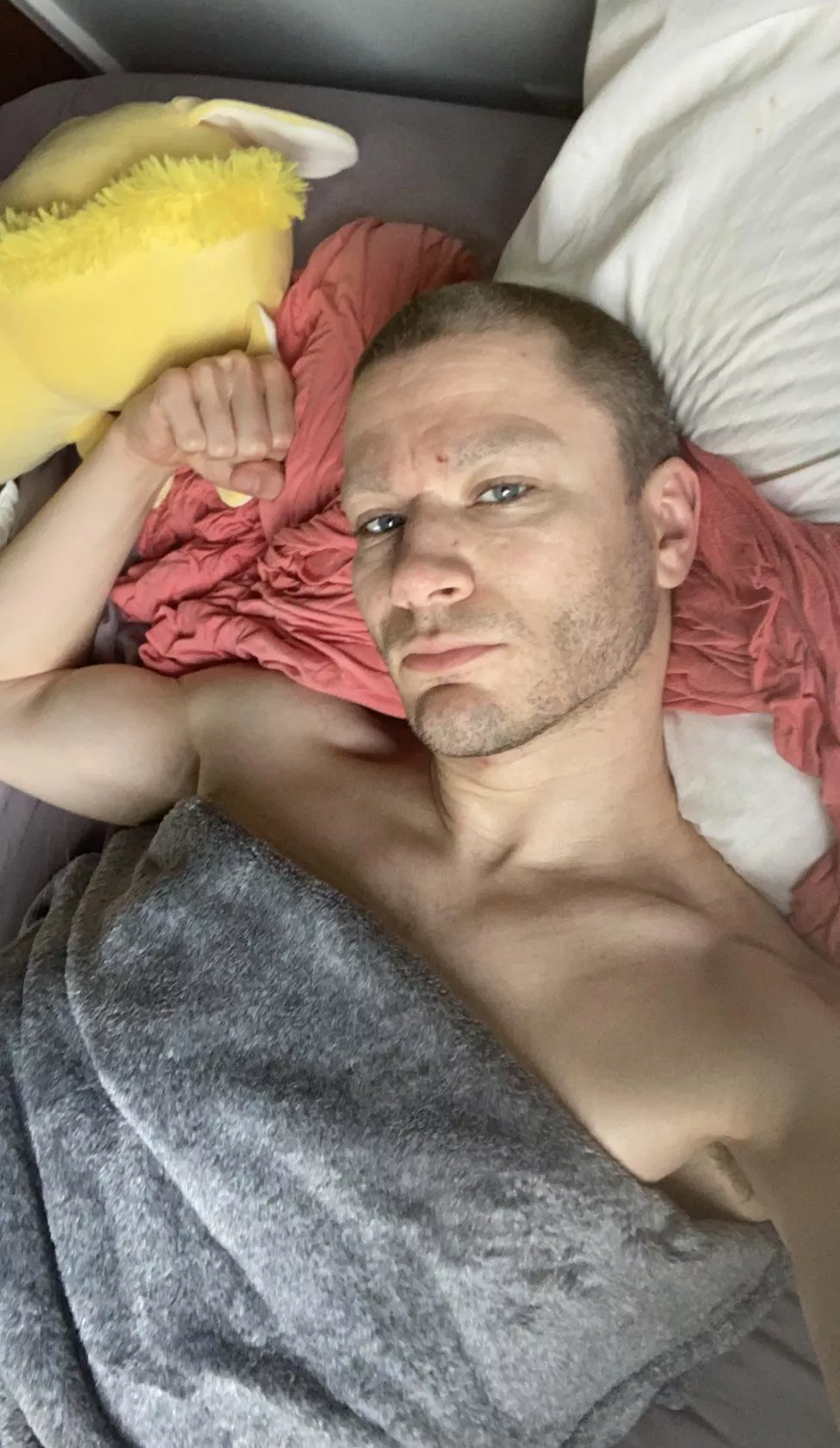 Sleepy face flex. Stayed up late playing overwatch lol 