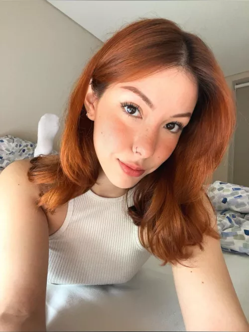 Thought my hair looked cute today 🧡